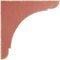 Ekena Millwork 1 3/4"W x 12"D x 12"H Extra Large Olympic Wood Vintage Decor Bracket, Salvage Red BKTWD01X12X12OLRD - alternate 2